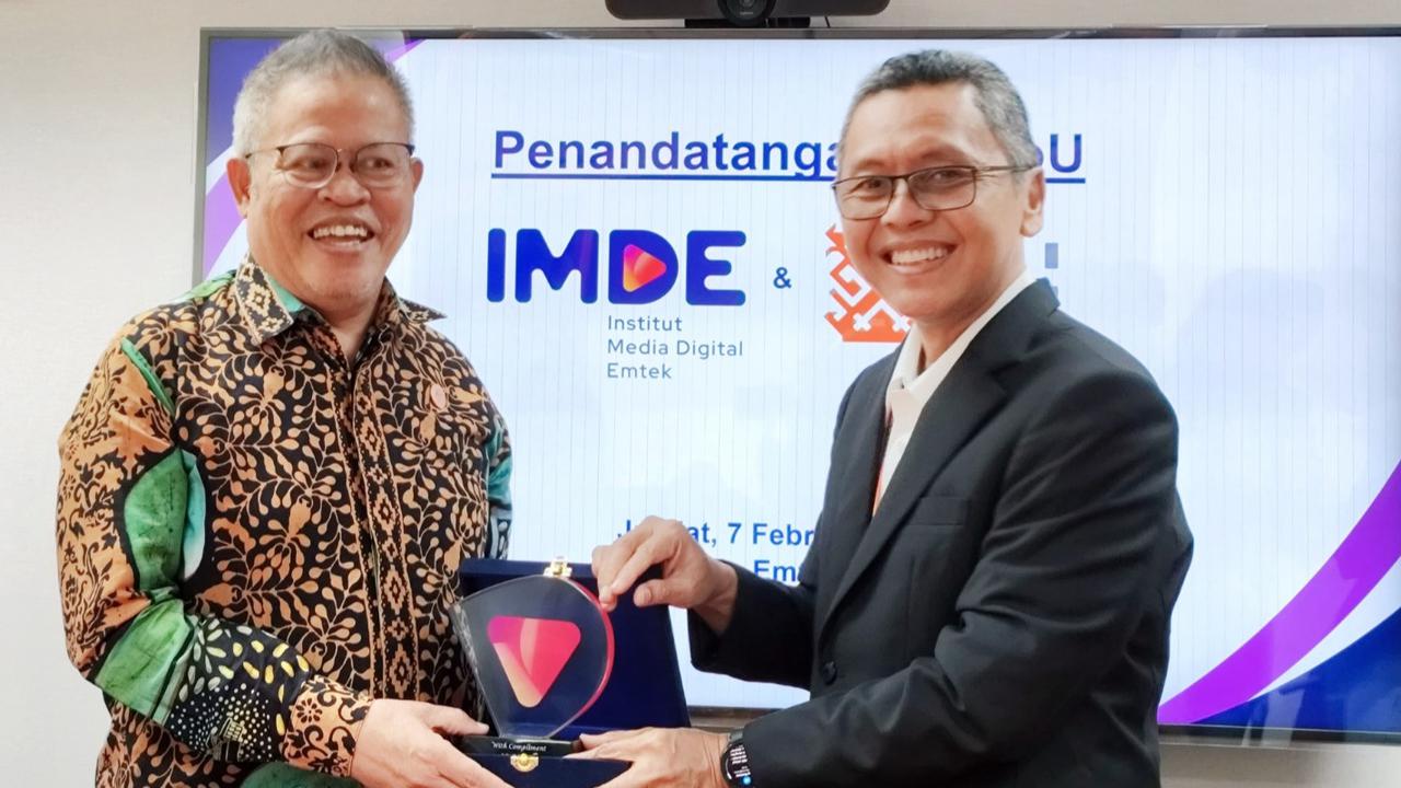 IMDE-IKJ Tandatangani MoU Pelaksanaan Tri Dharma Perguruan Tinggi dan Program Merdeka Belajar - Kampus Merdeka