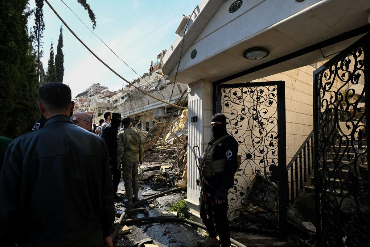 Serangan brutal Israel di Damaskus