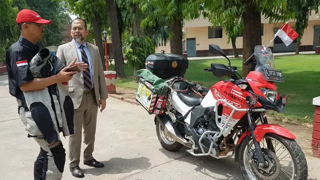 Stephen Langitan tiba di KBRI New Delhi