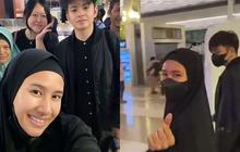 4 Potret Shenina Cinnamon Jalani Umrah Perdana Bersama Suami, Pakai Busana Syar'i Dan Tampil Tanpa Makeup