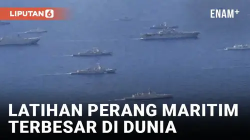 VIDEO: 29 Negara Gelar Latihan Perang Maritim Terbesar