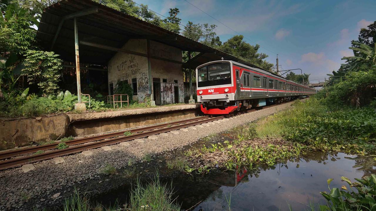 FOTO: Stasiun Gunung Putri Menanti Aktivasi Kembali di Jalur Nambo