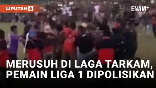 VIDEO: Anarkis di Laga Tarkam, Sejumlah Pemain Liga 1 dan Eks Timnas Indonesia Dipolisikan