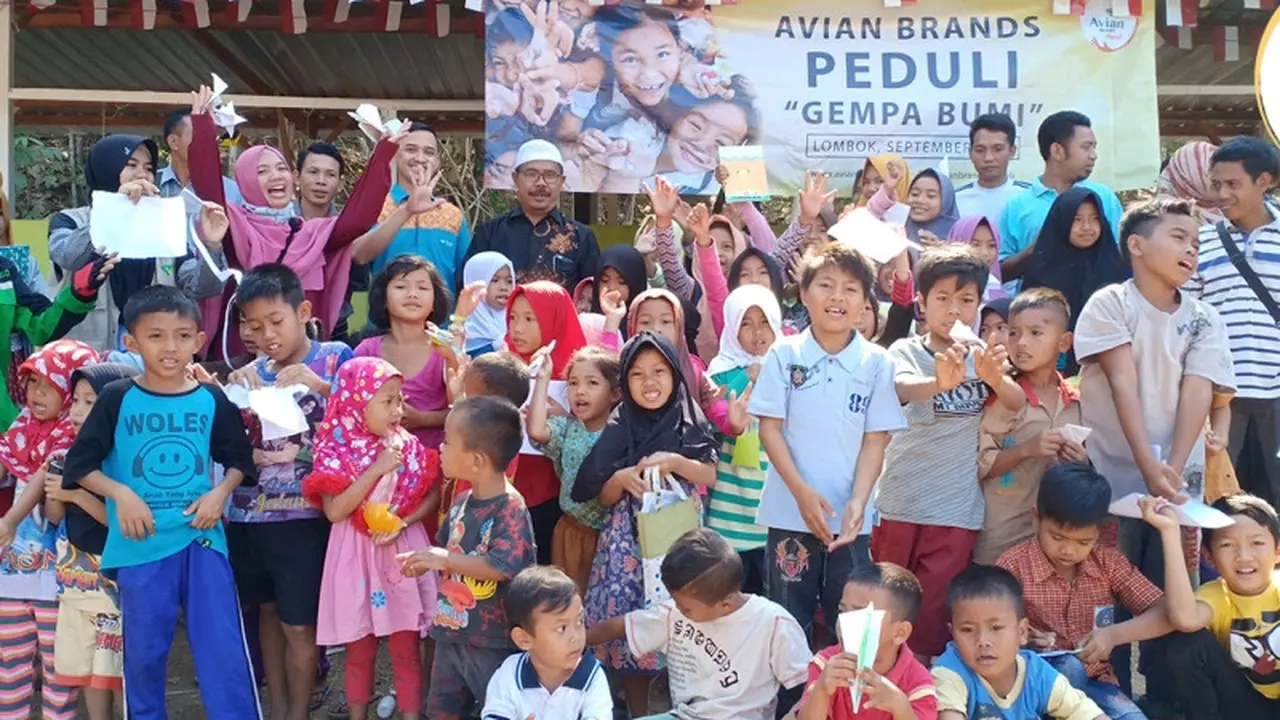 Avian Brands Gandeng Yayasan Dompet Dhuafa untuk Bangun Kembali Lombok