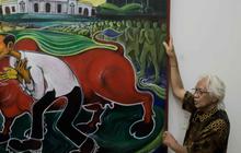 FOTO: Penampakan Lukisan-Lukisan Yos Suprapto Akhirnya Diturunkan dari Galeri Nasional, Ada Sosok 'Raja Jawa