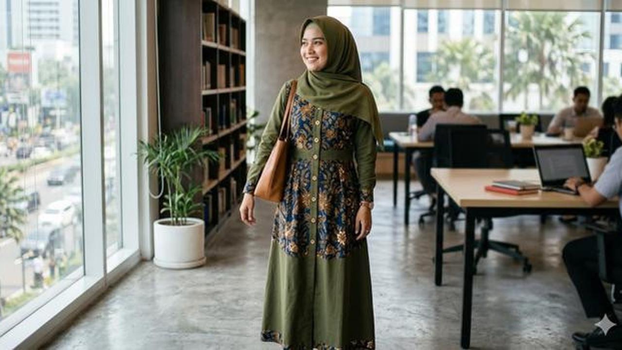 7 Model Gamis Katun Jepang Kombinasi Terbaru, Desain Stylish dan Nyaman