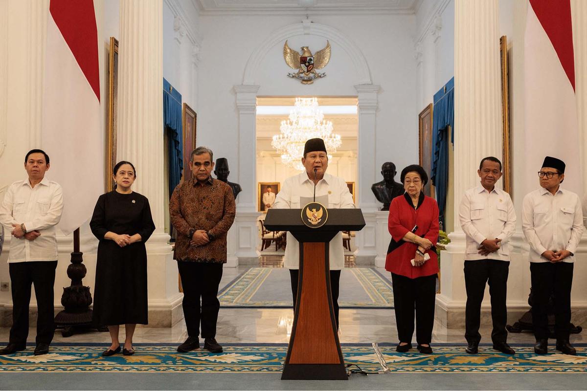 FOTO: Presiden  Prabowo Tegaskan Larangan Aksi Anarkis, Sepakati Pemangkasan Tunjangan DPR