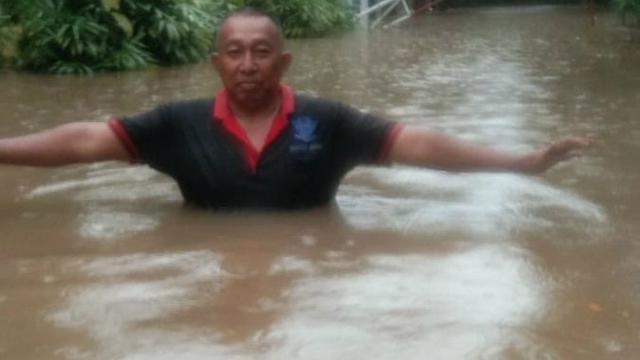 Banjir di wilayah Cipinang Elok Jakarta Timur