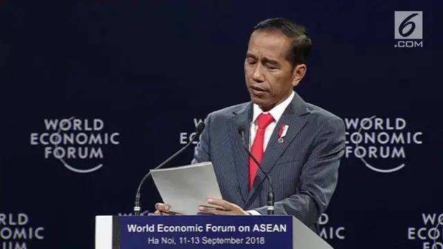 Presiden Jokowi menyampaikan pidato pada World Economic Forum. Ia menyabut Thanos dalam pidatonya. Apa makna Thanos tersebut?