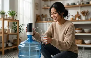 Tak Perlu Angkat Galon Lagi, Pompa Galon Elektrik Bikin Aktivitas Minum Lebih Praktis