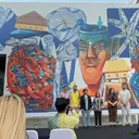 Mural Kolaborasi Seniman RI, Austria, Ukraina Bawa Pesan Krisis Iklim