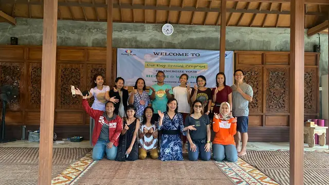 Akhir Sesi One Day Retreat 12 12 di Ubud Riverside Resort Bali oleh Ruang Pulih