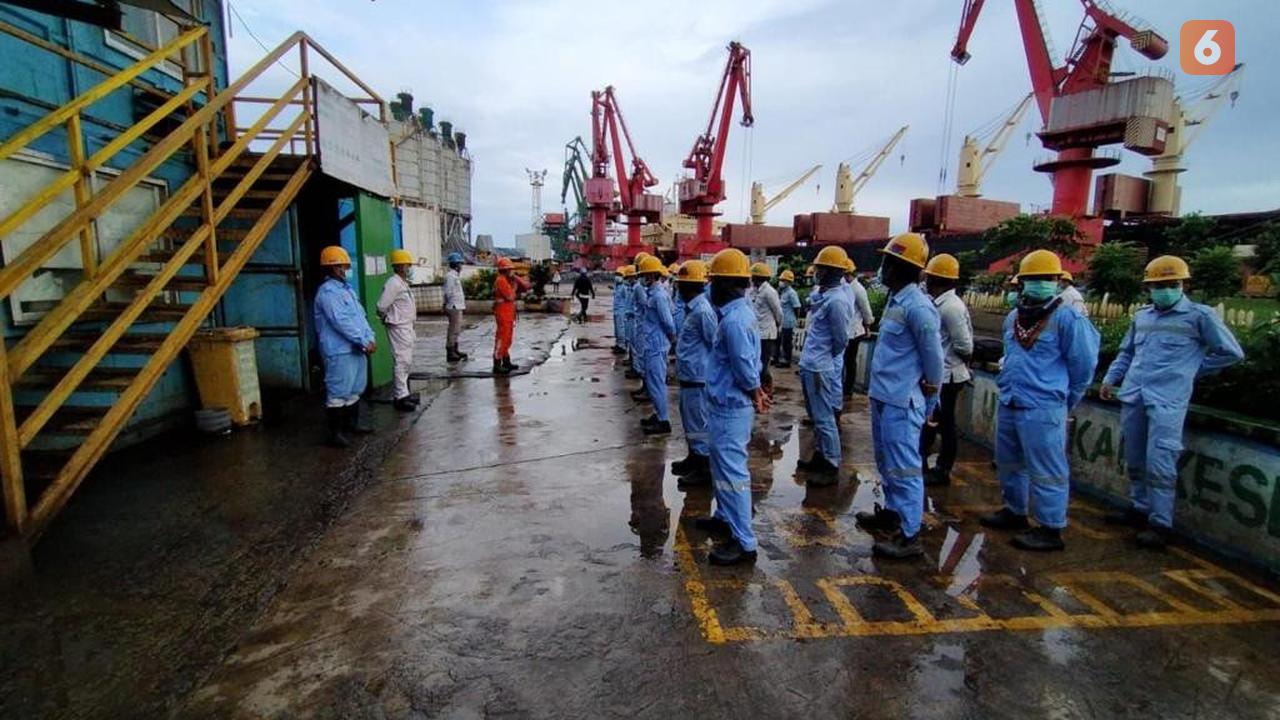 breafing sebelum bekerja karyawan PT IMIP