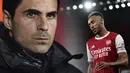 Masalah indisipliner Aubameyang berbuntut panjang. Tak hanya dicopot dari jabatan kapten Arsenal, ia juga dicroret dari daftar skuat The Gunners dalam enam pertandingan terakhir. Jika benar Aubameyang akan segera didepak dari Emirates, Berikut 5 pemain yang bisa menggantikannya. (Foto kolase AFP)