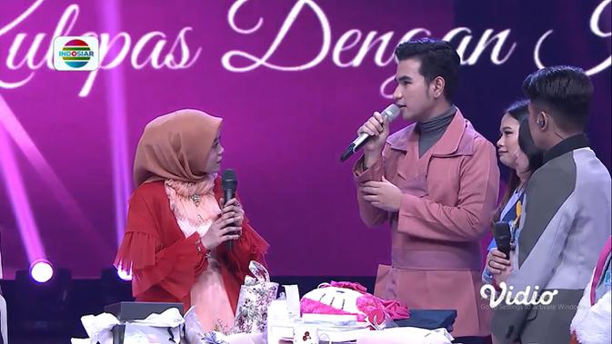 Lesti dan Hari LIDA di Konser Ulang Tahun Lesti: Kulepas dengan Ikhlas. (Sumber: Indosiar)