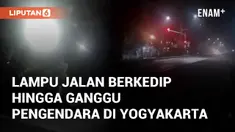 Lampu jalan di barat perempatan Madukismo mengganggu pengendara dengan intensitas cahaya tinggi. Efeknya seperti kebutaan sementara, terutama bagi pengendara lanjut usia