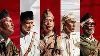 Cokelat Band dengan kostum ala pejuang kemerdekaan. (dok. Cokelat Band)