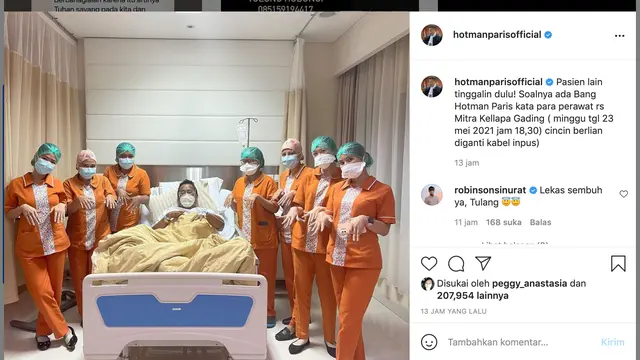 Unggahan Hotman Paris. (Foto: Instagram @hotmanparisofficial)