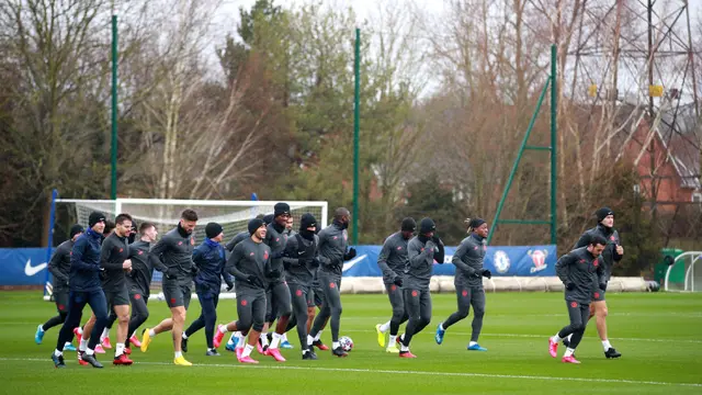 FOTO: Persiapan Chelsea Jelang Menjamu Bayern Munchen
