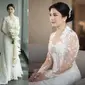 Gaya Valencia Tanoesoedibjo kenakan kebaya saat resepsi pencatatan sipil. (Dok: Instagram @valenciatanoe)