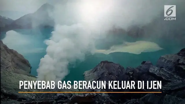 VIDEO: Terungkap, Penyebab Gas Beracun Keluar di Kawah Ijen