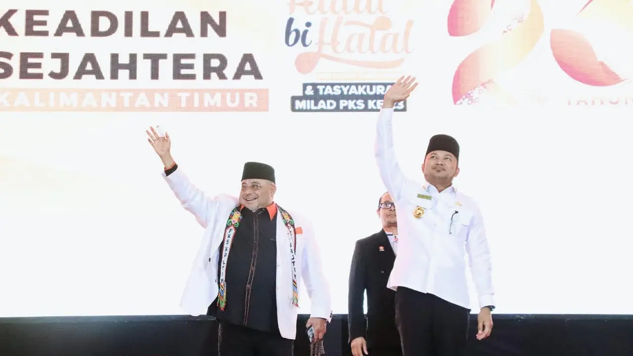 Sekretaris Jenderal Partai Keadilan Sejahtera (PKS), Habib Aboebakar Alhabsyi dan Gubernur Kalimantan Timur, Rudy Mas'ud (Istimewa)