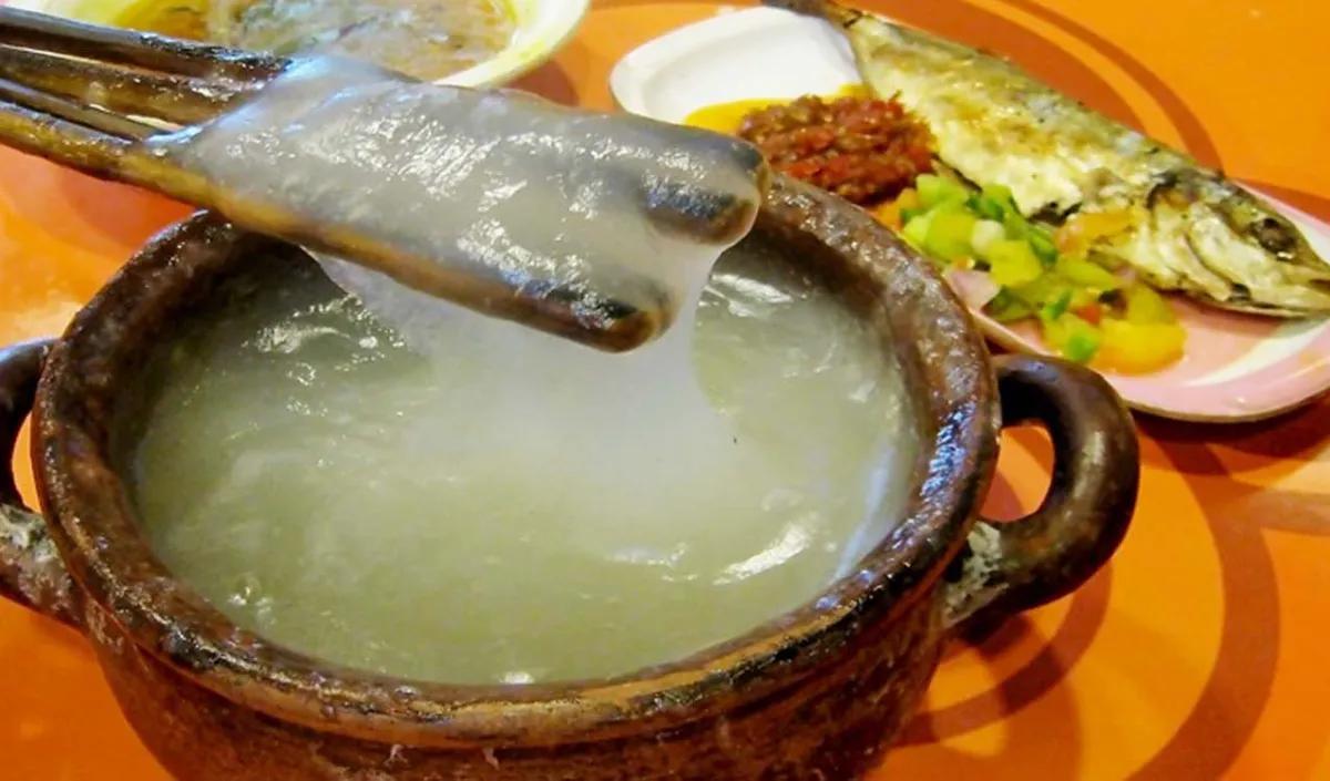 4. Papeda Papua Telur