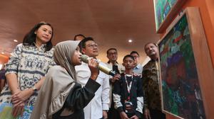 Lukisan Anak Korban Bencana Tersaji dalam Pameran Bukit Mimpi