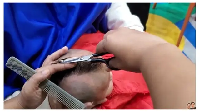 Usai Bikin Paula Menangis, Ini 7 Potret Kiano Tiger Wong Potong Rambut Lagi