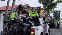Petugas berhasil mengamankan 32 unit sepeda motor yang diduga kuat terlibat balap liar.