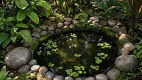 8 Cara Membuat Kolam Mini Natural dengan Lumut dan Batu Kali dari Galon Bekas, Unik untuk Rumah