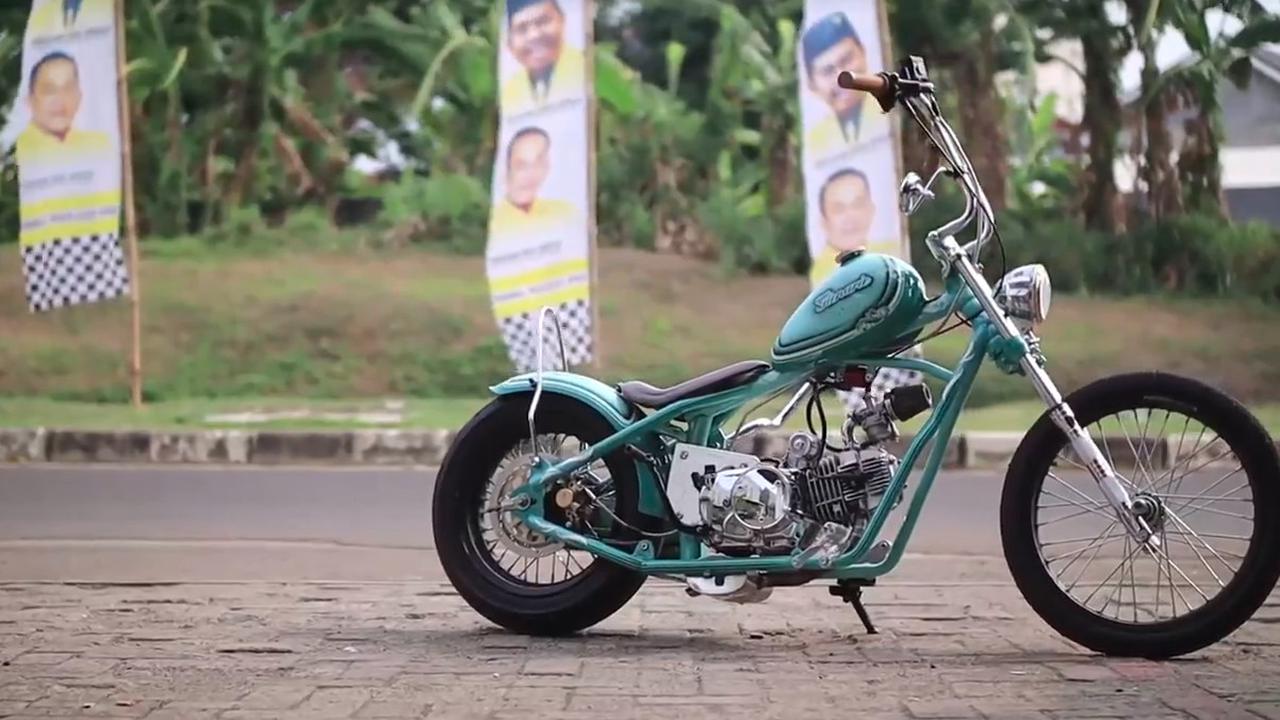 Lihat Motor Chooper Final Street Arts Custom. sumberfoto: Street Arts Custom