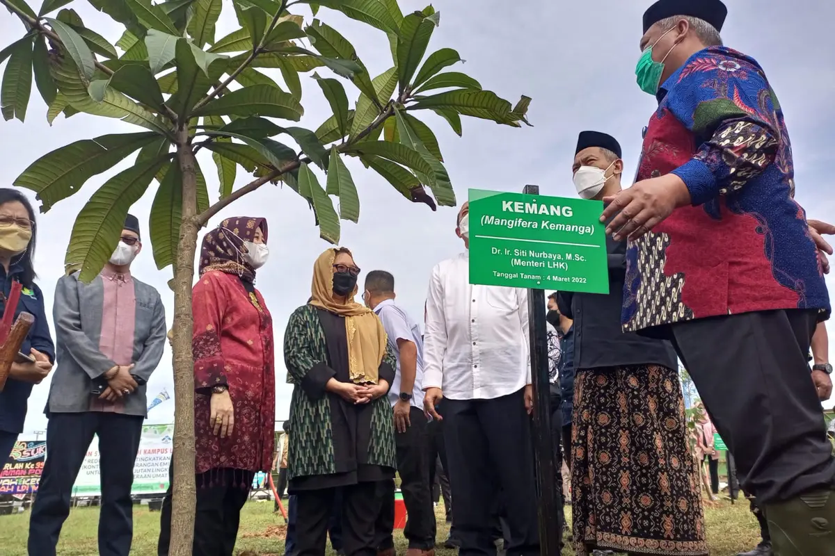 Putri Gusdur Apresiasi Green Campus di UIN Raden Fatah Palembang