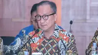 Menteri Perindustrian Agus Gumiwang Kartasasmita. Industri pengolahan nonmigas masih konsisten memberikan kontribusi yang dominan terhadap capaian nilai ekspor nasional. Pada tahun 2023, ekspor sektor manufaktur menembus USD186,98 miliar atau menyumbang 72,24 persen dari total nilai ekspor nasional sebesar USD258,82 miliar. (Dok. Kemenperin)