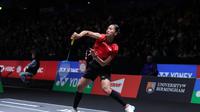 Tunggal putri Indonesia Putri Kusuma Wardani lolos ke perempat final All England 2026.Putri KW mengalahkan Kim Ga Eun dari Korea dengan dua game langsung 25-23 dan 21-15 di Utilita Arena Birmingham, Inggris, Kamis (5/3). (foto: PBSI)