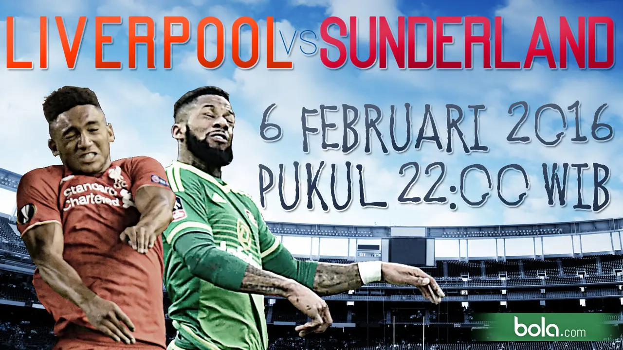 Liverpool vs Sunderland (Bola.com/Samsul Hadi)