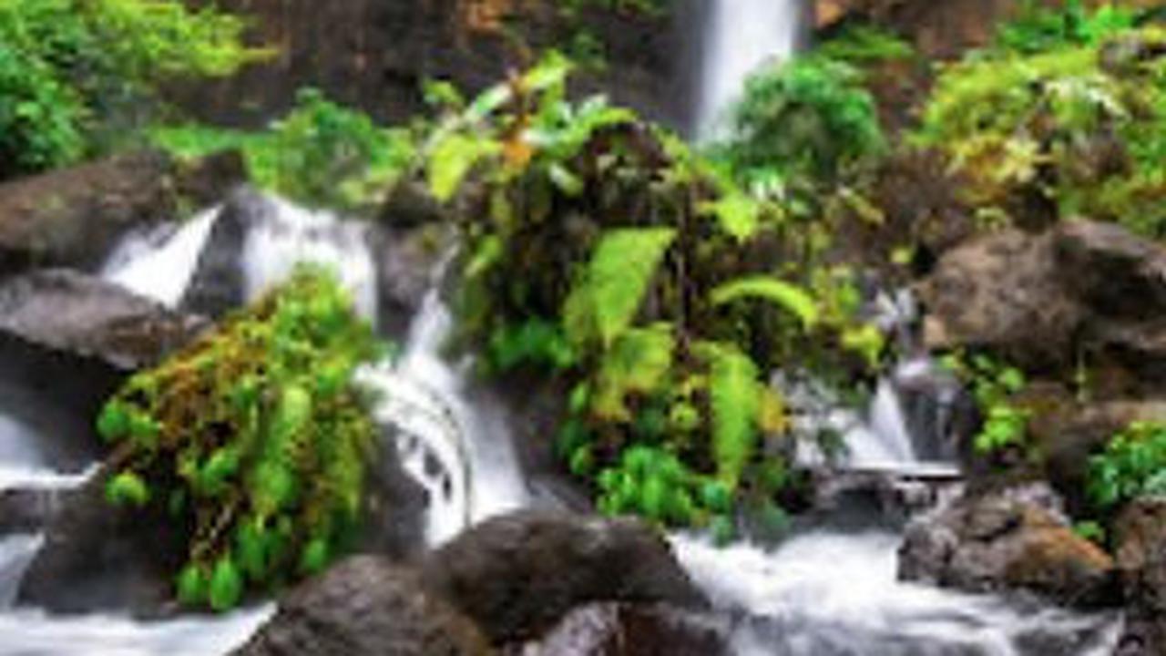 7. Air Terjun Kapas Biru<br>