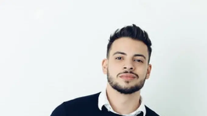 Ilustrasi kulit wajah pria