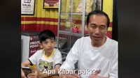 Jokowi dan Jan Ethes Makan Soto di Warung Makan, Warganet Bandingkan dengan Erina Gudono dan Kaesang Pangarep.&nbsp; foto: TikTok @dedioko