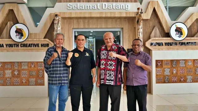 Para tokoh masyarakat adat Papua menyatakan keberadaan Gedung Papua Youth Creative Hub (PYCH) akan menjadi peradaban baru bagi anak muda Papua (Istimewa)