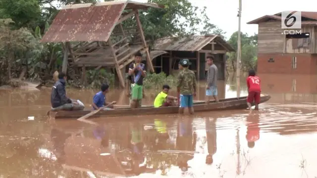 VIDEO: Bendungan Laos Jebol, 26 Tewas 131 Hilang