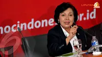 Rita Subowo juga menjelaskan bahwa total kebutuhan biaya untiuk akomodasi yang akan dikeluarkan buat tim Indonesia di Sea Games Myamar adalah 49 Miliar (Liputan6.com/Helmi Fithriansyah)