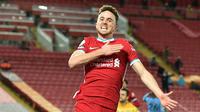 1. Diogo Jota (Liverpool) - Pemain asal Portugal ini langsung tampil nyetel saat bergabung dengan Liverpool. Diogo Jota tampil cemerlang di awal musim ini dan tercatat telah mencetak tujuh gol untuk Liverpool dalam sembilan pertandingannya. (AFP/Peter Powell/pool)