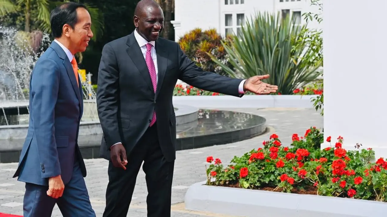 Presiden Jokowi bertemu Presiden Kenya, William Ruto