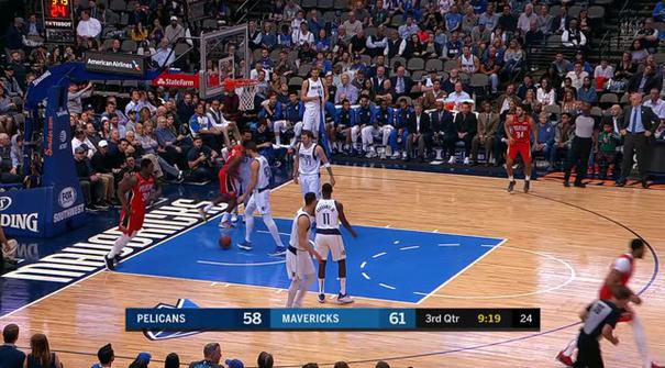 Dirk Nowitzki mengoper Wilt Luka Doncic mencatatkan triple-double tetapi Mavericks jatuh pada perpanjangan waktu untuk Pelicans dipimpin oleh triple-double Elfrid Payton.