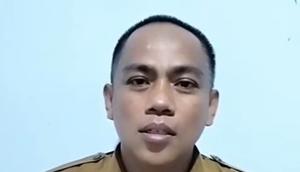 Potongan video Kepala Bidang Pengadaan, Pemberhentian, dan Informasi Kepegawaian BKPSDM Kabupaten Soppeng, Rusman, mengaku dianiaya Ketua DPRD Soppeng. (Liputan6.com/ Fauzan)