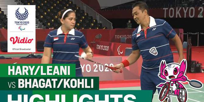 VIDEO: Ganda Campuran Indonesia Lolos ke Final usai Kalahkan Wakil India di Paralimpiade Tokyo 2020