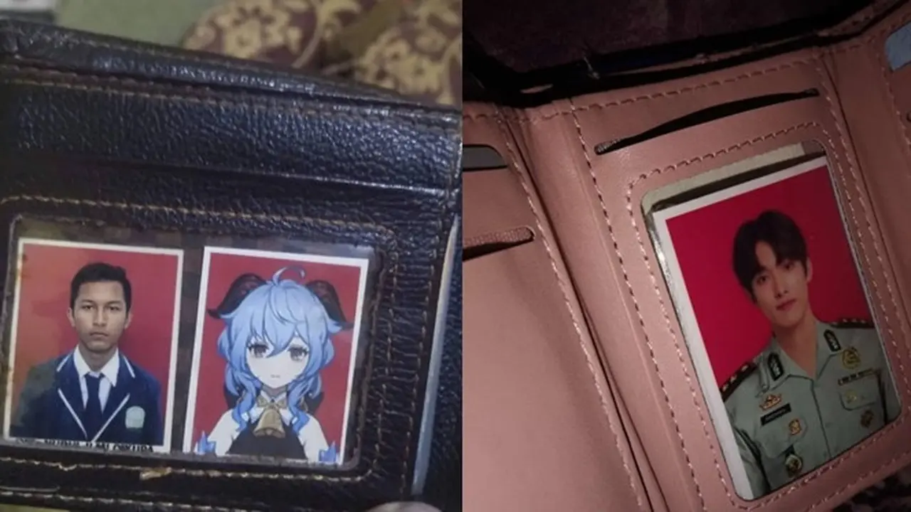 6 Pas Foto di Dompet Ini Nyeleneh Banget, Bikin Heran