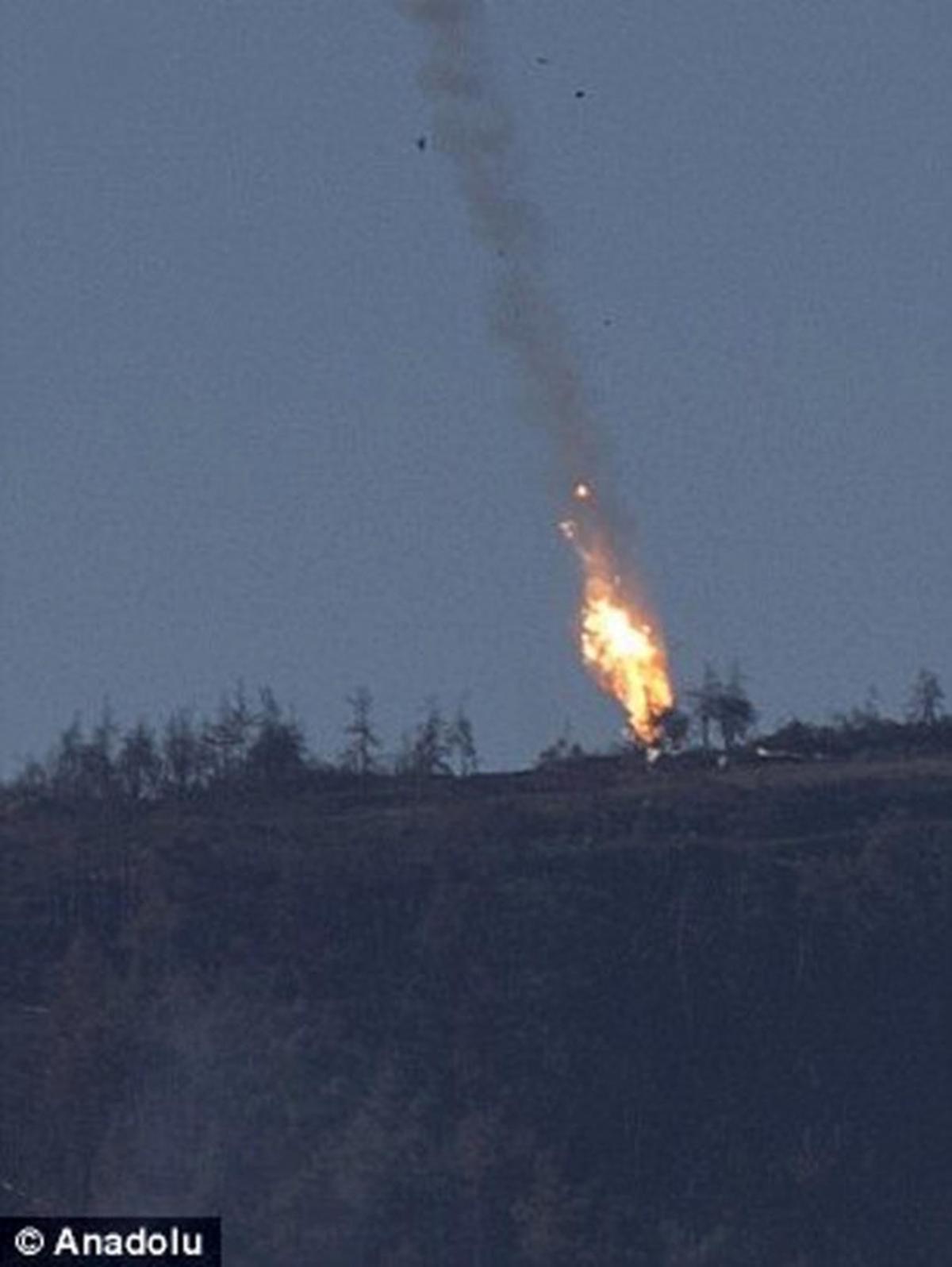 Ini Sukhoi Su-24 Rusia yang ditembak jatuh militer Turki