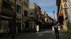 Suasana Kota tua di Bucharest, Rumania, Selasa (26/9/2023). (Liputan6.com/Herman Zakharia)